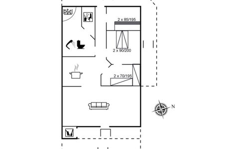 Sofie - 150M from the Sea: Roof, Plain, Land Lot, Rural Area, Home, Estate, Field, Cottage, Lawn, Suburb