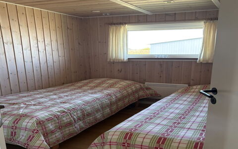 Cristine - 400M from the Sea: Wood, Floor, Flooring, Interior Design, Bedroom, Room, Wood Stain, Hardwood, Bed, Ceiling