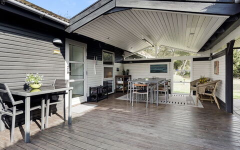 Ninna - 1Km from the Sea: Furniture, Table, Outdoor Furniture, Outdoor Table, Chair, Wood Stain, Shade, Backyard, Cottage, Kitchen & Dining Room Table