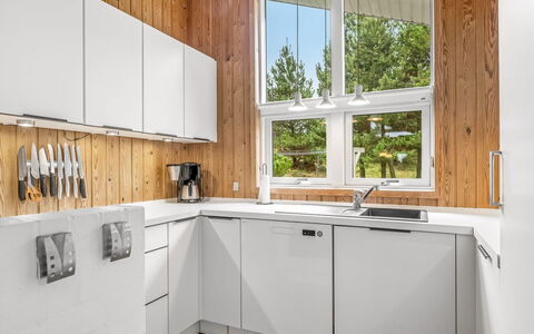 Hereth - 700M from the Sea: Kitchen, Wood, Kitchen Appliance, Countertop, Flooring, Cabinetry, Interior Design, Major Appliance, Floor, Furniture