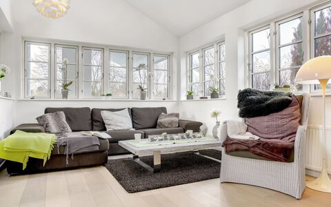 Amine - 700M from the Sea: Furniture, Interior Design, Couch, Flooring, Floor, Living Room, Wood, Wood Flooring, Home, Apartment