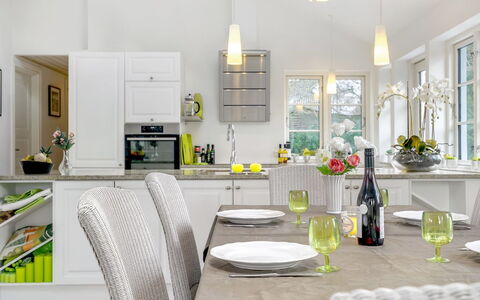 Amine - 700M from the Sea: Furniture, Interior Design, Kitchen, Light Fixture, Flooring, Home, Ceiling, Countertop, Lighting, Chair