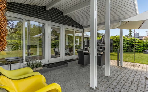 Allaine - 500M from the Sea: Architecture, Porch, Home, Shade, Ceiling, Garden, Patio, Estate, Outdoor Structure, Eco Hotel