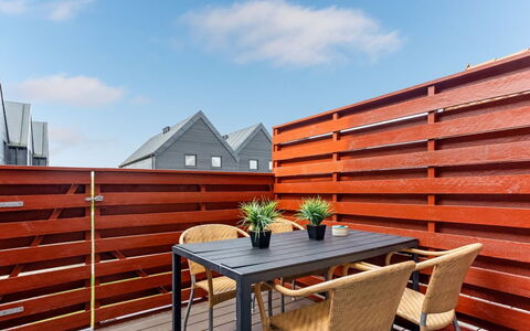 Alissa - 400M from the Sea: Furniture, Wood, Interior Design, Flooring, Floor, Chair, Room, Ceiling, Living Room, Apartment