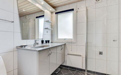 Gudrid - 500M from the Sea: Plumbing Fixture, Flooring, Floor, Sink, Ceiling, Bathroom, Interior Design, Plumbing, Tap, Bathroom Cabinet