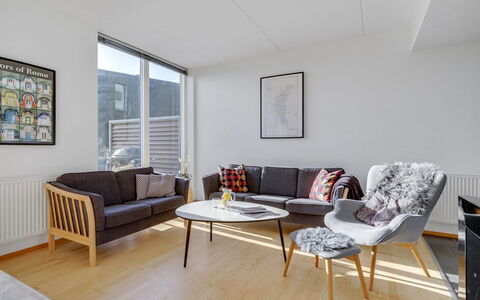 Pirkko - 100M from the Sea: Furniture, Interior Design, Flooring, Floor, Couch, Wall, Wood Flooring, Wood, Living Room, Room