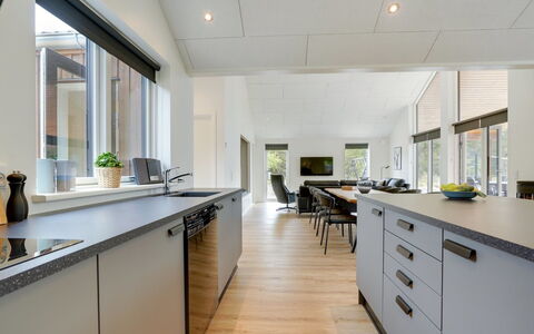 Heidi - 1Km from the Sea: Interior Design, Countertop, Kitchen, Flooring, Furniture, Wood, Cabinetry, Floor, Ceiling, Wood Flooring