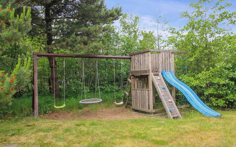 Vendela - 2.5Km from the Sea: Playground Slide, Wood, Outdoor Play Equipment, Garden, Chute, Backyard, Playground, Lawn, Shade, Yard