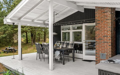 Galathea - 800M from the Sea: Wood, Porch, Roof, Door, Home, Shade, Deck, Patio, Outdoor Structure, Siding