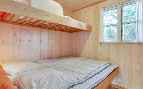 Svenja - 600M from the Sea: Wood, Bedroom, Bed, Bunk Bed, Flooring, Interior Design, Floor, Bed Sheet, Ceiling, Bed Frame