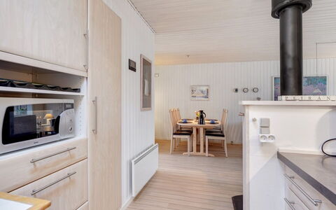 Sighmar - 900M from the Sea: Wood, Flooring, Interior Design, Floor, Ceiling, Furniture, Wood Flooring, Kitchen, Room, Countertop
