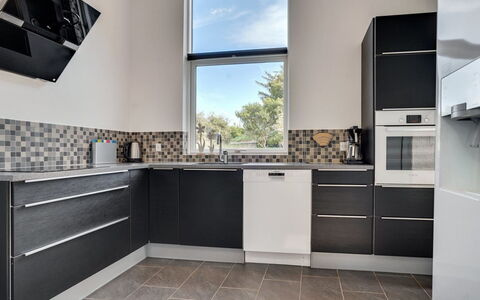 Siegfried - 500M from the Sea: Kitchen, Kitchen Appliance, Countertop, Major Appliance, Cabinetry, Flooring, Interior Design, Home Appliance, Floor, Home