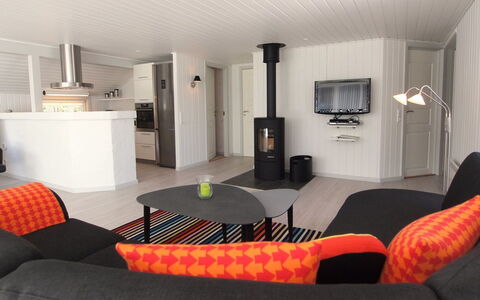 Emmarenze - 400M from the Sea: Interior Design, Flooring, Furniture, Wood, Floor, Ceiling, Living Room, Room, Lighting, Couch