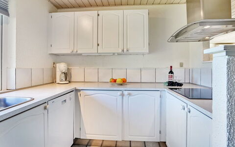 Aurelia - 500M to the Fjord: Kitchen, Flooring, Countertop, Major Appliance, Kitchen Appliance, Interior Design, Cabinetry, Floor, Kitchen Sink, Tap