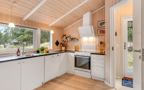 Abiorn - 2.5Km from the Sea: Kitchen, Wood, Interior Design, Flooring, Kitchen Appliance, Ceiling, Countertop, Major Appliance, Furniture, Floor