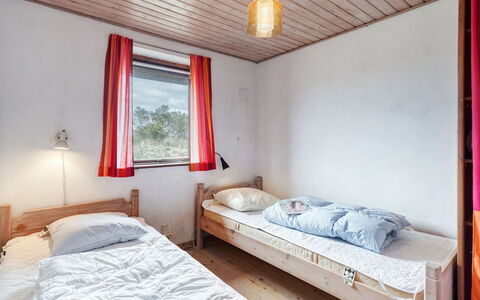 Thorgisl - 1.4Km from the Sea: Bedroom, Bed, Wall, Wood, Interior Design, Bed Sheet, Ceiling, Bedding, Floor, Flooring