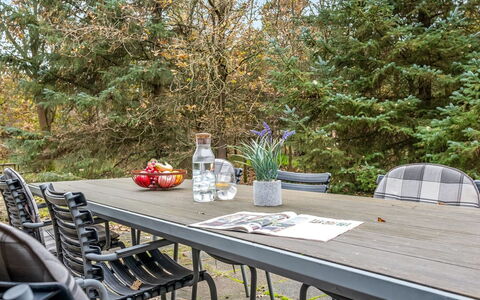 Alfons - 600M from the Sea: Furniture, Outdoor Furniture, Table, Outdoor Table, Chair, Outdoor Bench, Kitchen & Dining Room Table, Patio, Bench