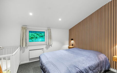 Tali - 700M from the Sea: Interior Design, Wood, Ceiling, Bedroom, Flooring, Furniture, Floor, Bed, Lighting, Room