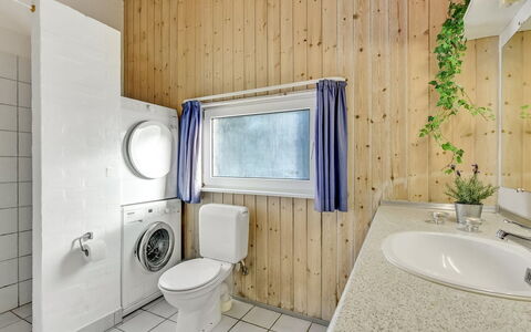 Tali - 700M from the Sea: Flooring, Wood, Floor, Plumbing Fixture, Ceiling, Interior Design, Sink, Bathroom, Room, Bathroom Sink