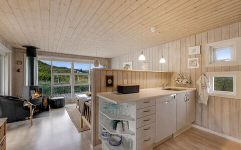 Elmeri - from the Sea: Kitchen, Interior Design, Flooring, Wood, Ceiling, Floor, Countertop, Furniture, Cabinetry, Room