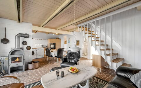 Iines - 200M from the Sea: Interior Design, Wood, Flooring, Furniture, Ceiling, Floor, Lighting, Living Room, Home, Room