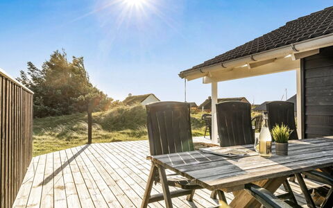 Horsten - 350M from the Sea: Sky, Wood, Porch, Home, Furniture, Cottage, Deck, Plank, Hardwood, Outdoor Furniture