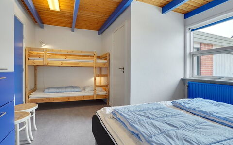 Otte - 500M from the Sea: Furniture, Interior Design, Bunk Bed, Ceiling, Flooring, Wood, Floor, Bedroom, Bed, Room