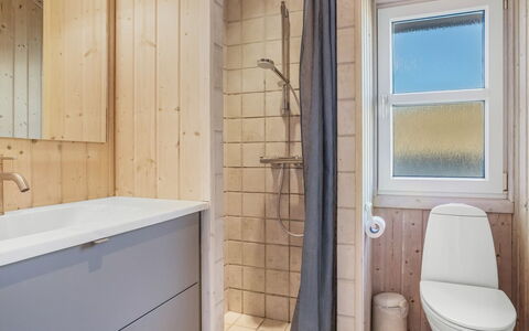 Ludviga - 400M from the Sea: Plumbing Fixture, Flooring, Wood, Floor, Bathroom, Sink, Toilet, Interior Design, Plumbing, Bathroom Cabinet