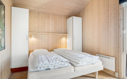 Ludviga - 400M from the Sea: Wood, Ceiling, Interior Design, Bedroom, Floor, Flooring, Bed, Room, Bedding, Bed Sheet