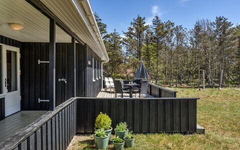 Melisande - 950M from the Sea: Roof, House, Land Lot, Home, Cottage, Estate, Garden Buildings, Shade, Log Cabin, Landscaping