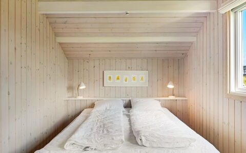 Ger - 200M from the Sea: Wood, Ceiling, Bedroom, Flooring, Interior Design, Floor, Bedding, Bed, Bed Sheet, Room