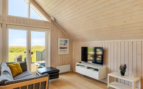 Ger - 200M from the Sea: Wood, Flooring, Interior Design, Ceiling, Floor, Wood Flooring, Room, Hardwood, Living Room, Wood Stain