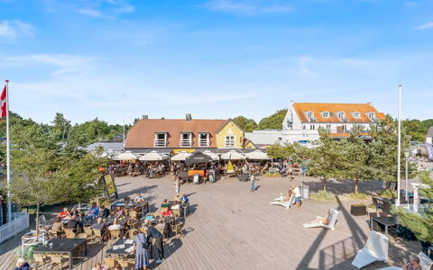 Niela - 800M from the Sea: Sky, Public Space, Leisure, Shade, Pole, Outdoor Furniture, Chair, Outdoor Table, Umbrella, Boardwalk