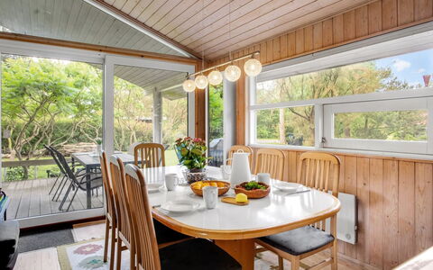 Fatlinda - 1Km from the Sea: Interior Design, Furniture, Wood, Flooring, Ceiling, Light Fixture, Floor, Dining Room, Kitchen & Dining Room Table, Lighting