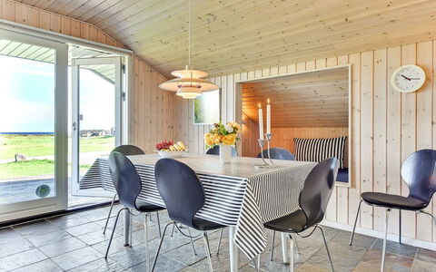 Alexis - 250M from the Sea: Furniture, Wood, Interior Design, Kitchen & Dining Room Table, Table, Chair, Flooring, Dining Room, Ceiling, Floor