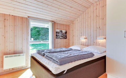 Alexis - 250M from the Sea: Wood, Interior Design, Ceiling, Bedroom, Room, Hardwood, Wood Stain, Bed, Bed Frame, Bedding