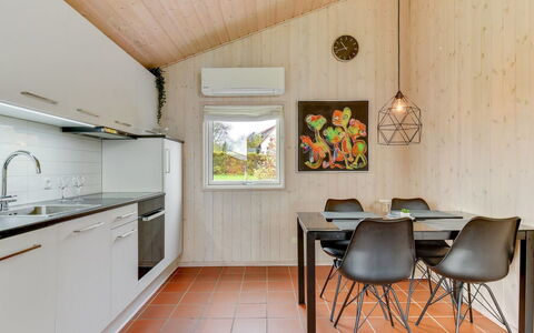 Helga - 100M from the Sea: Interior Design, Wood, Flooring, Ceiling, Furniture, Kitchen, Floor, Countertop, Lighting, Room