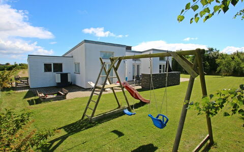 Hvenild - 800M from the Sea: Roof, House, Home, Cottage, Siding, Estate, Driveway, Garden Buildings, Yard, Shed