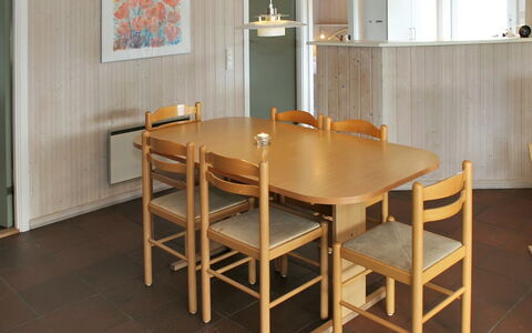 Aasa - 200M from the Sea: Furniture, Flooring, Floor, Wood, Interior Design, Table, Dining Room, Kitchen & Dining Room Table, Chair, Lighting