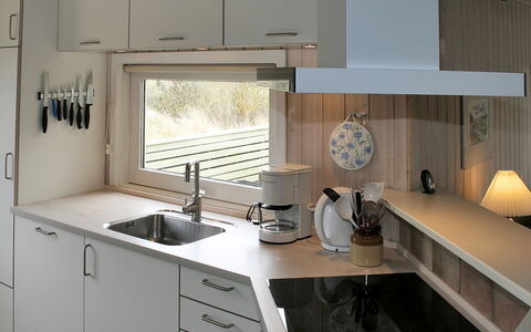Aasa - 200M from the Sea: Countertop, Kitchen, Kitchen Appliance, Interior Design, Cabinetry, Wood, Flooring, Plumbing Fixture, Furniture, Sink