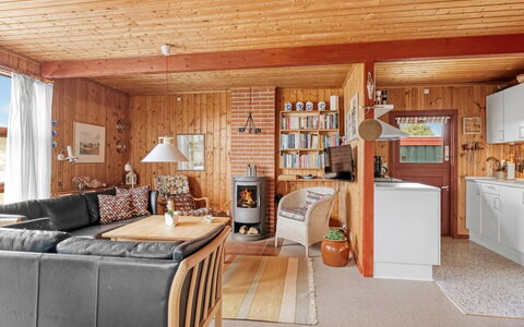 Larsen - 900M from the Sea: Furniture, Interior Design, Wood, Ceiling, Flooring, Floor, Couch, Room, Living Room, Chair