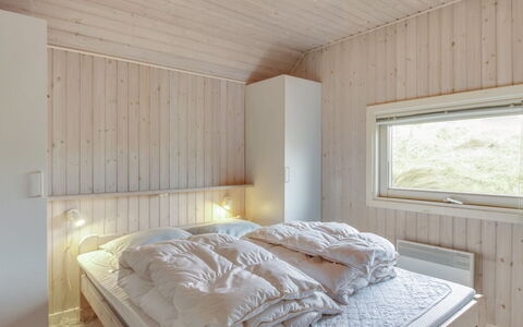 Telia - 250M from the Sea: Interior Design, Wood, Ceiling, Bedroom, Flooring, Bed, Room, Floor, Lighting, Bedding
