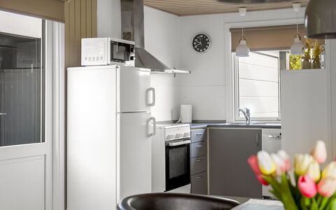 Halfdan - 1.1Km from the Sea: Kitchen, Kitchen Appliance, Interior Design, Major Appliance, Countertop, Furniture, Home Appliance, Flooring, Ceiling, Cabinetry