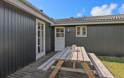 Marja - 1.3Km from the Sea: Roof, Home, Cottage, Siding, Shade, Farmhouse, Estate, Driveway, Garden Buildings, Yard