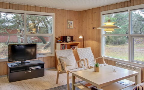 Dika - 1Km from the Sea: Furniture, Interior Design, Flooring, Floor, Wood, Ceiling, Room, Chair, Wood Flooring, Table