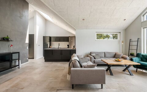 Måns - 500M to the Fjord: Flooring, Ceiling, Floor, Interior Design, Couch, Living Room, Room, Wood Flooring, Hardwood