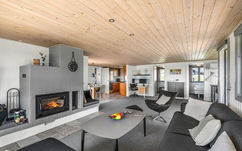 Anetta - 200M from the Sea: Furniture, Interior Design, Flooring, Ceiling, Wood, Floor, Couch, Living Room, Room, Lighting