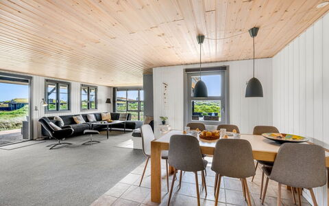 Anetta - 200M from the Sea: Interior Design, Furniture, Flooring, Wood, Ceiling, Floor, Table, Kitchen & Dining Room Table, Dining Room, Wood Flooring