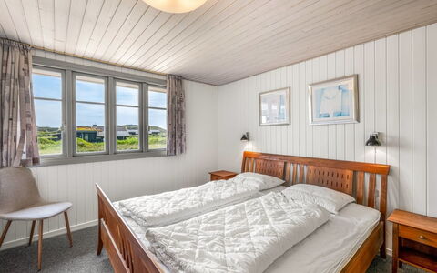 Anetta - 200M from the Sea: Window, Bedroom, Bed, Home, House, Bed Frame, Bed Sheet, Bedding, Sash Window, Hardwood