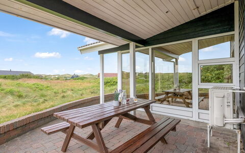 Eugenie - 450M from the Sea: Wood, Ceiling, Porch, Home, Door, Hardwood, Wood Stain, Cottage, Wood Flooring, Plank